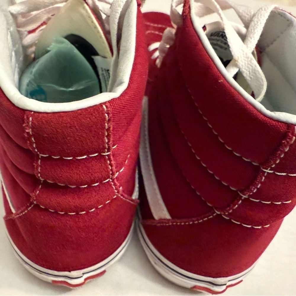 VANS SK8 HIGH TOP BURGUNDY SIZE 13 UNISEX
CANVAS SKATE SHOES - Picture 9 of 16